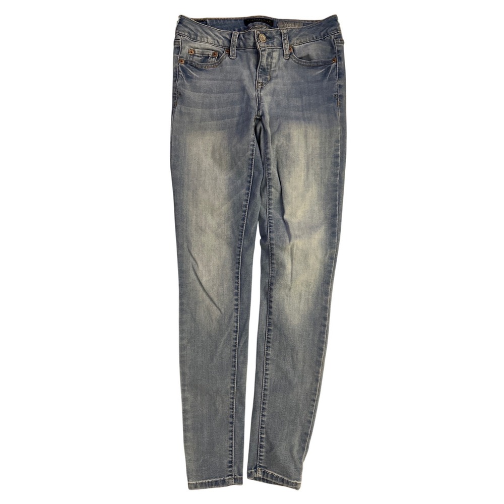 Aeropostale Womens Jegging Light Wash Low Rise Skinny Denim Jeans Blue